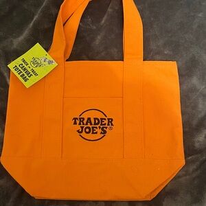 Trader Joe's Orange Kids Tote Bag